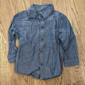Carter's Denim Blue Button-Down Shirt
